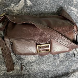 Banana Republic Brown Leather Shoulder Bag